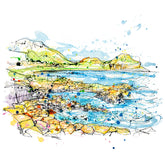 Print Open Edition Landscape - Causeway Rocks
